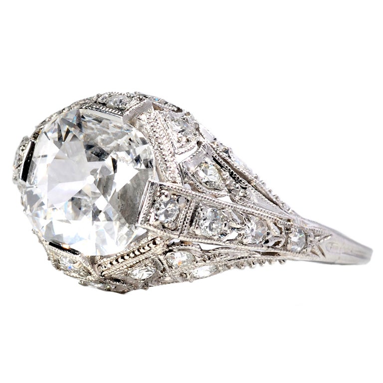 Elysian Dreams in an F Color Diamond Ring For Sale