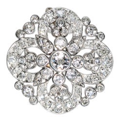 Victorian Beauty in a Diamond Pendant