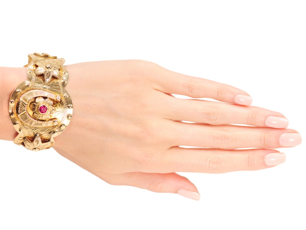 Women's Gypsy Jewelry - Scarce American Cuff Bracelet For Sale