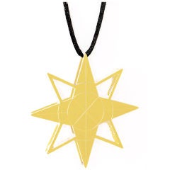 Gold 'i4Star' pendant