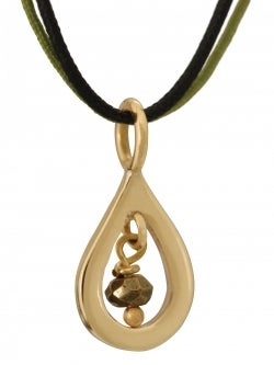 "I4 Peacock" Pendant Gold