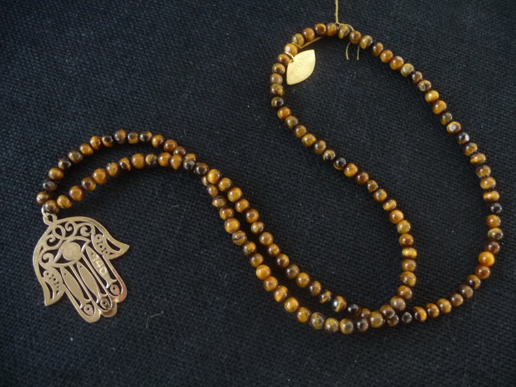 i4 Fatima stone Rosary necklace 1