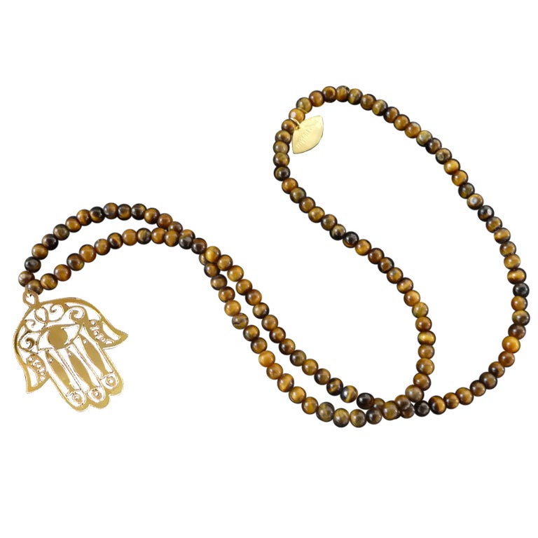 i4 Fatima stone Rosary necklace
