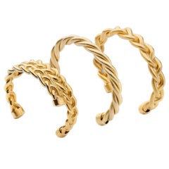Weaved Gold Goddess Bracelets