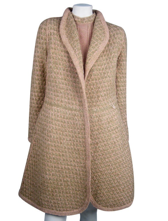 1960s Couture French Knit Ensemble