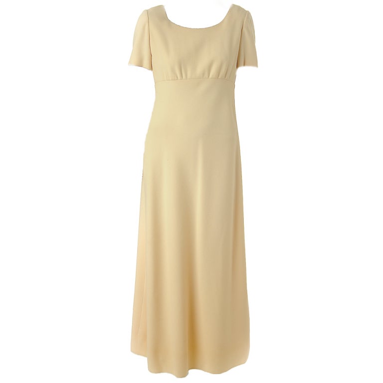 1960s Norell Wool Maxi For Sale at 1stDibs