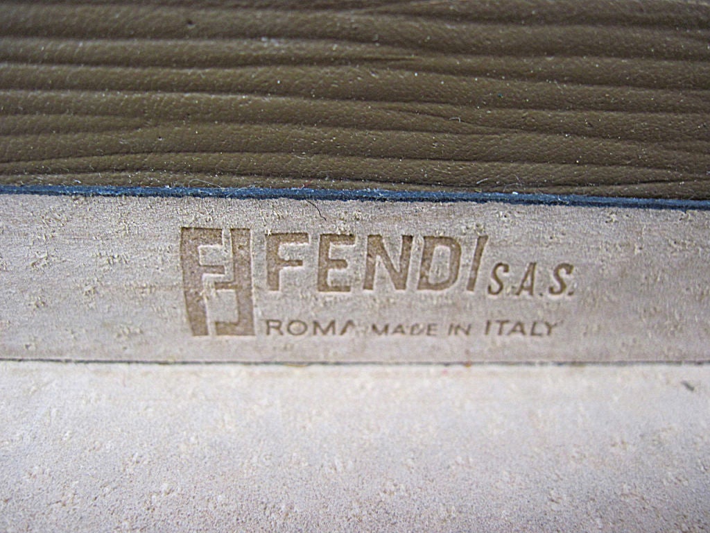 1970s Fendi Womens Briefcase For Sale 1