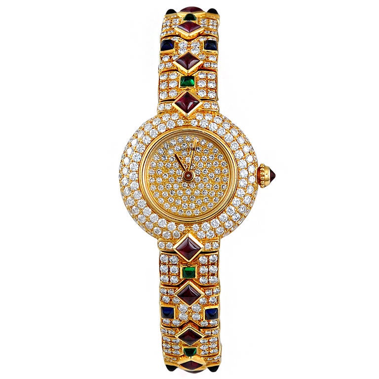 cartier ruby watch