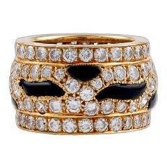 Cartier Diamond Onyx Ring 12