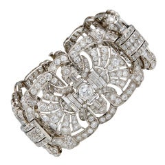 Art Deco Diamond Bracelet 3