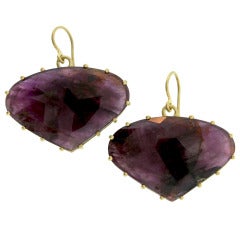 Sapphire Slice Earrings
