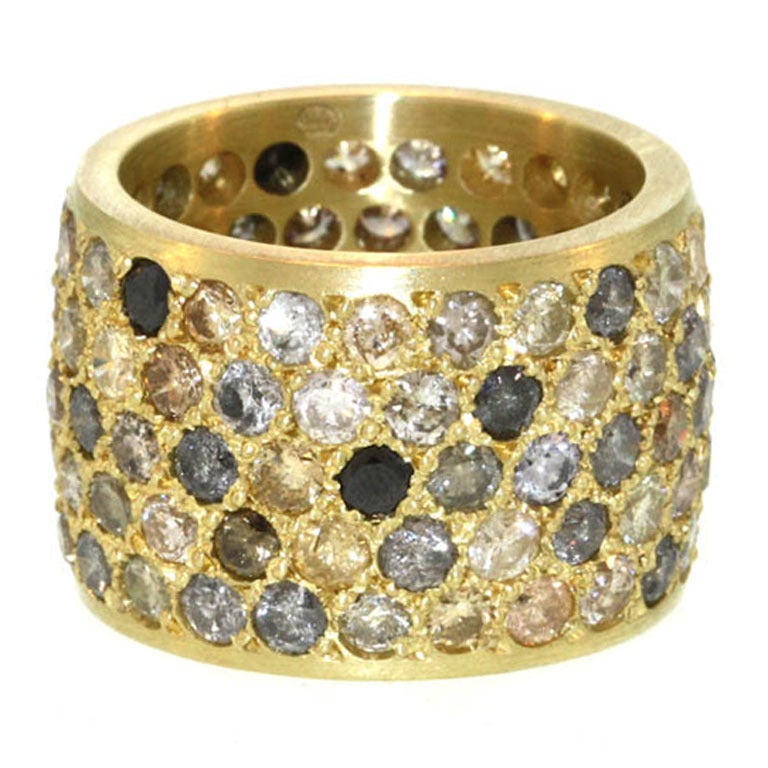 Colored Diamond Cigar Band