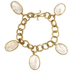 Moonstone Charm Bracelet