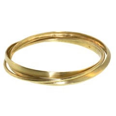 Three part Interlocking Bangle