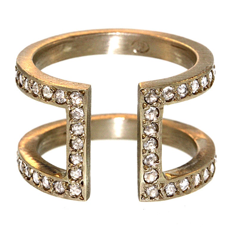Diamond Greek Ring For Sale