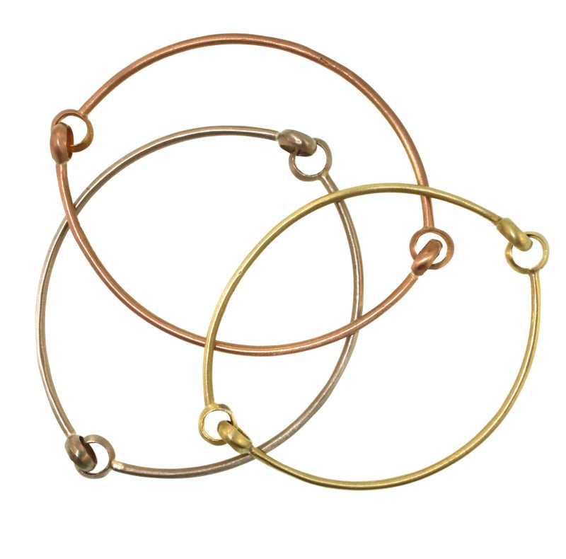 Gold Hinged Bangle