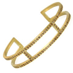 Greek Pave Diamond Bracelet