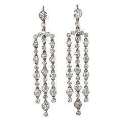 Diamond Fringe Earrings