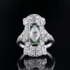 Art Deco Diamond Cocktail Ring For Sale 3