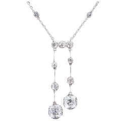 Antique Negligee Diamond Necklace