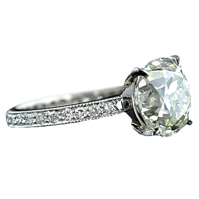 Unique Cushion Cut Antique Engagement Rings