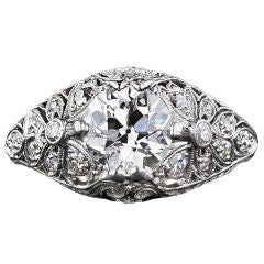1.30 Carat Antique Diamond Engagement Ring