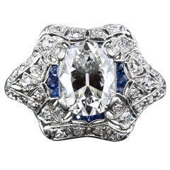 1.75 Carat Edwardian Diamond Engagement Ring