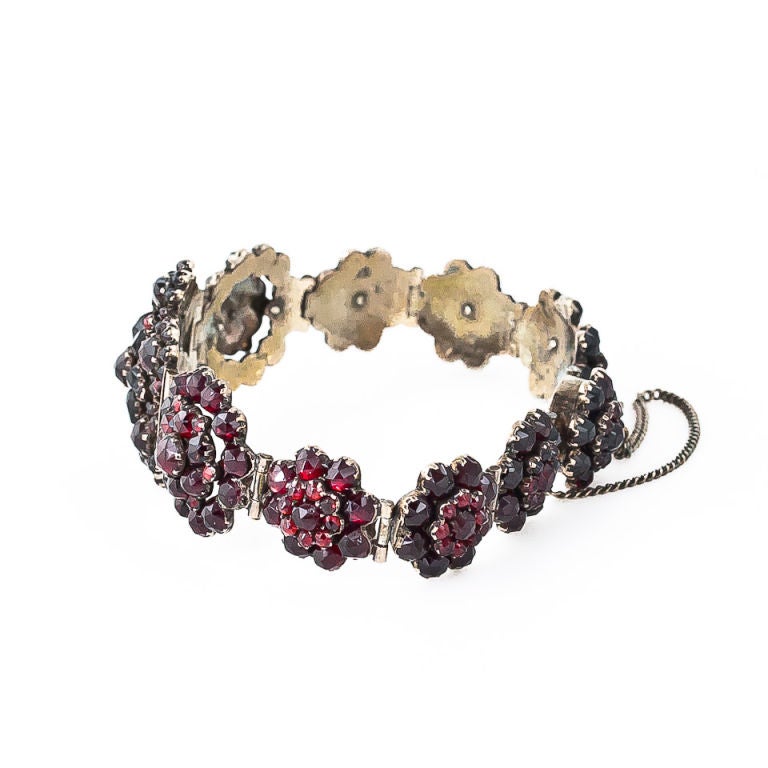 antique garnet bracelet
