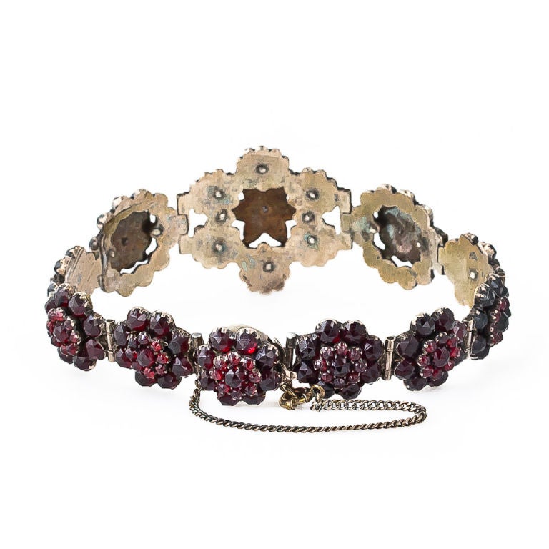 vintage garnet bracelet