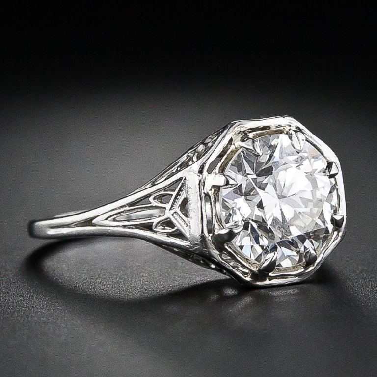deco filigree engagement rings 2 21 carat deco filigree engagement ring at 1stdibs deco filigree engagement rings 2 21 carat deco filigree engagement ring at 1stdibs