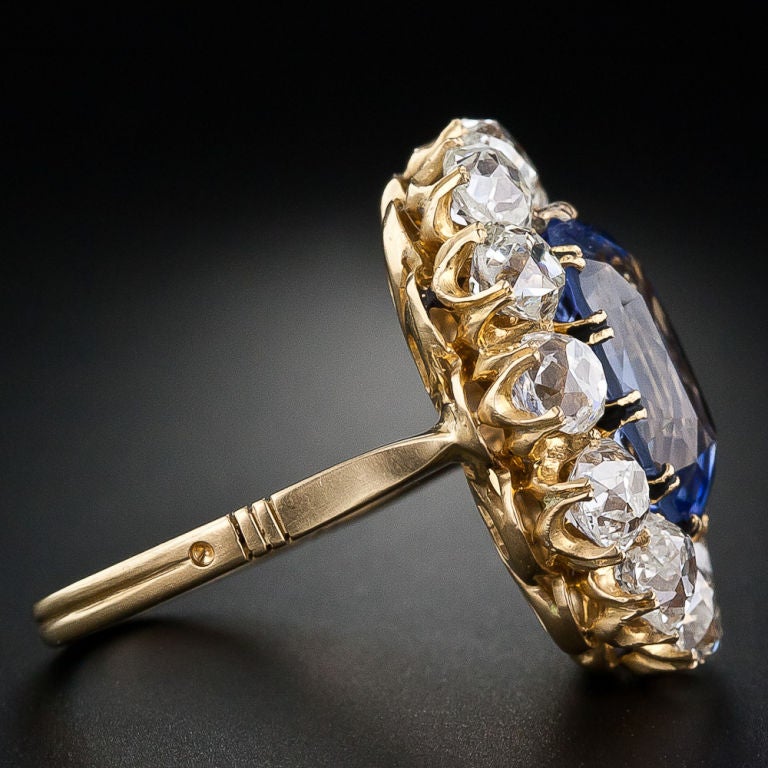 Women's Victorian Sapphire and Diamond Ring