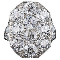 Stunning Art Deco Diamond Dinner Ring
