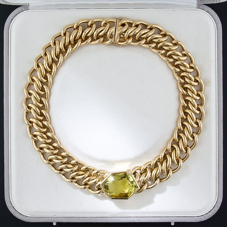 PALOMA PICASSO for TIFFANY & CO. Lemon Citrine Necklace For Sale 4