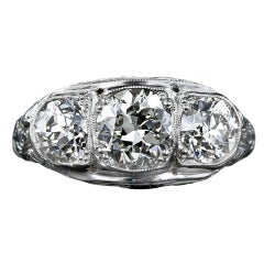 Three-Stone Diamond Ring