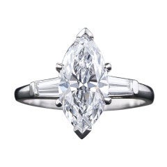 Internally Flawless Marquise Diamond Ring