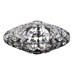 1.35 Carat Diamond Edwardian Engagement Ring