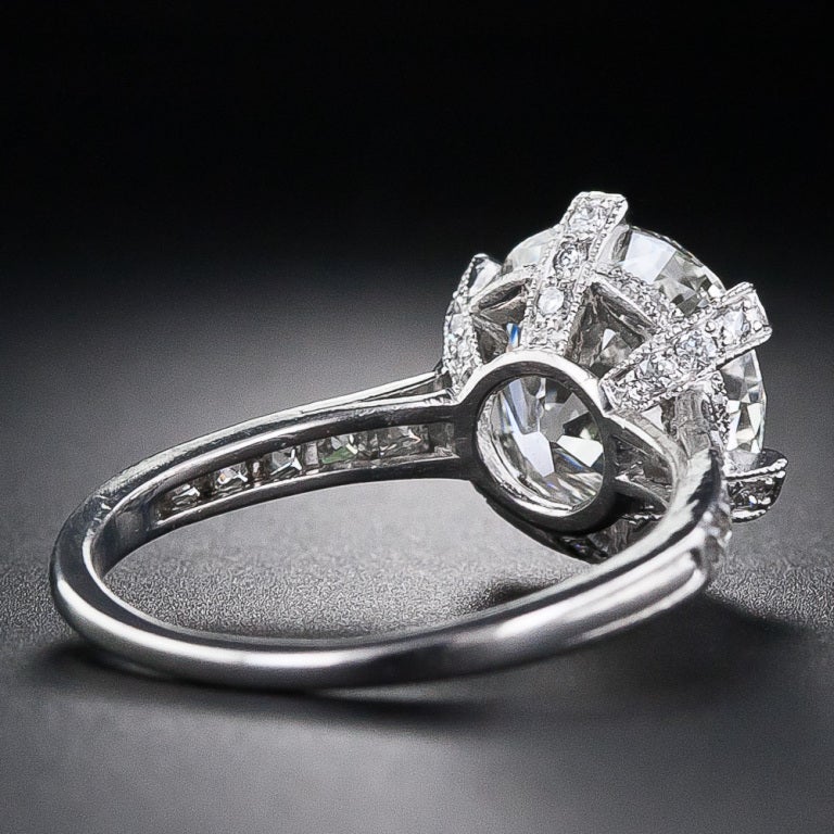 Women's TIFFANY & Co. 3.88 Carat Antique Diamond Ring