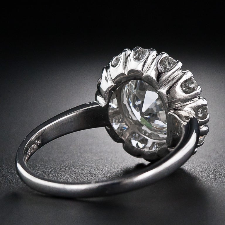 Women's 2.30 Carat European-Cut Antique Diamond Ring