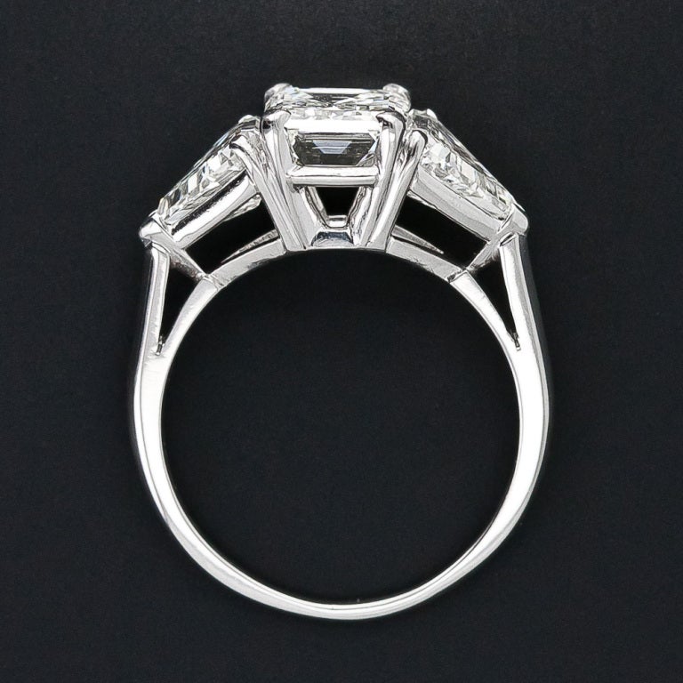 2.02 Carat Emerald-Cut Diamond Ring 1