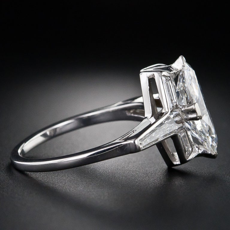 Women's Art Deco  2.00 Carat Marquise Diamond Ring