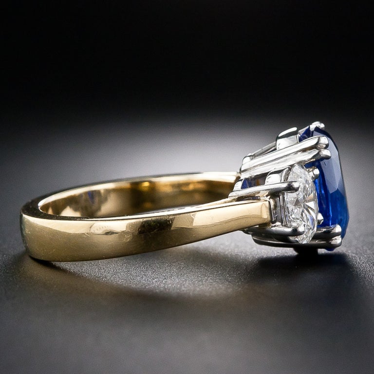 Women's 3.33 Carat Sapphire and Diamond Ring