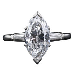 2.75 Carat Marquise Diamond Ring