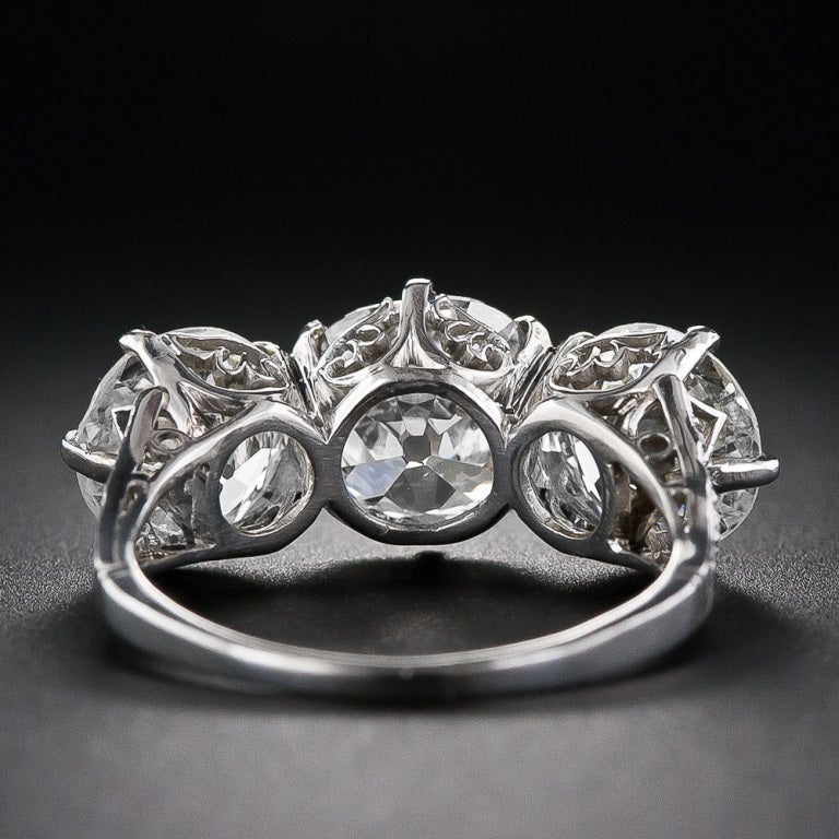Tiffany & Co. Edwardian Three-Stone Diamond Ring 1