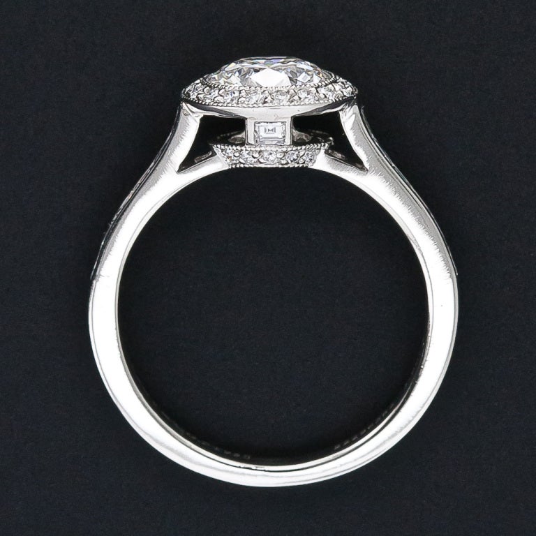 Tiffany & Co 1.00 Carat Diamond Center Engagement Ring 2