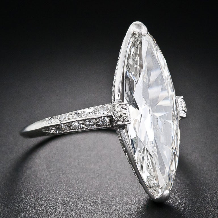 Art deco engagement rings marquise