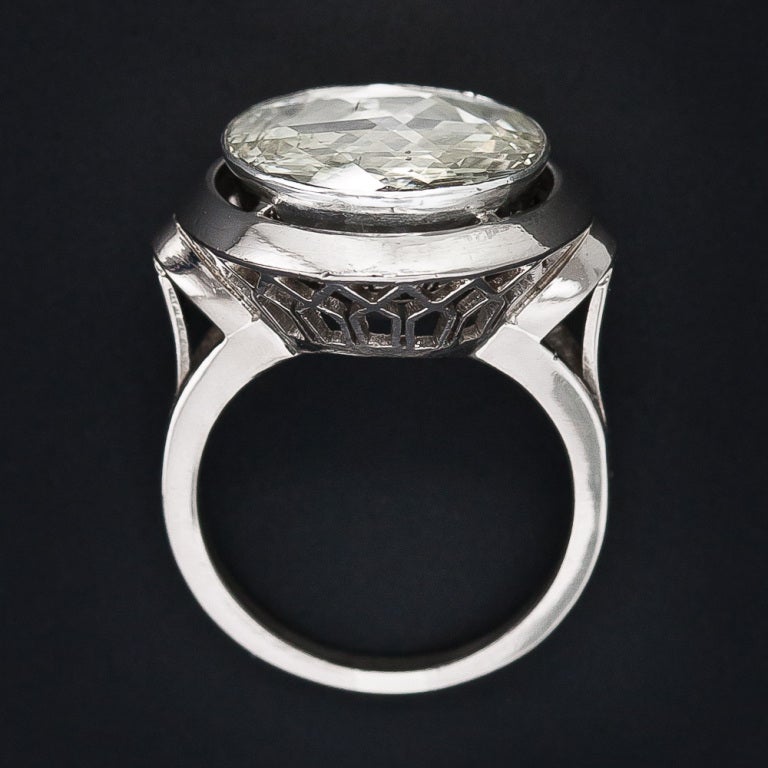 Large Rose-Cut Diamond Ring 1