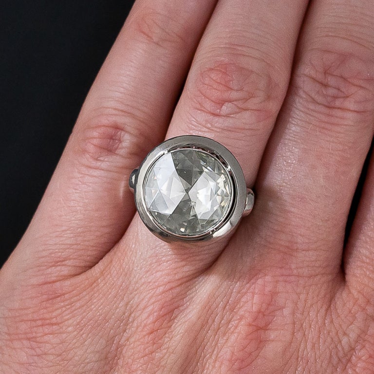 Large Rose-Cut Diamond Ring 2