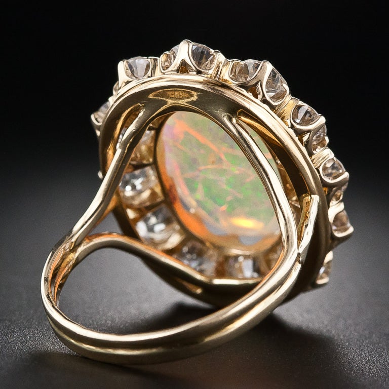 Victorian Opal and Diamond Ring 1