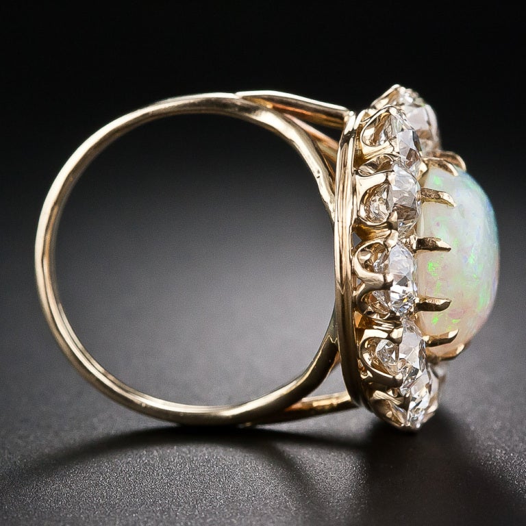 Victorian Opal and Diamond Ring 2