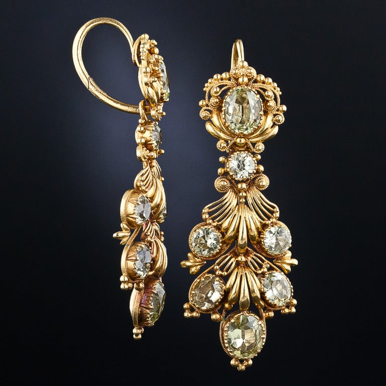 Early 19th Century Chrysoberyl Parure 5